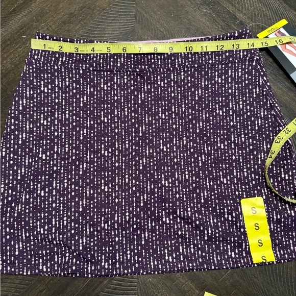 Tranquility Purple Patterned Women's Skirt/Skort - Picture 13 of 16